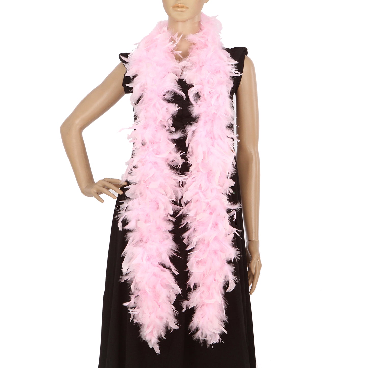  ZUCKER Turkey Feather Chandelle Boa - (72 Inch) Medium Weight  Feather Boas for Party- Roaring 20's Costume, Mardi Gras Boa Candy Pink :  Clothing, Shoes & Jewelry