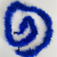 Marabou Feather Boa royal blue