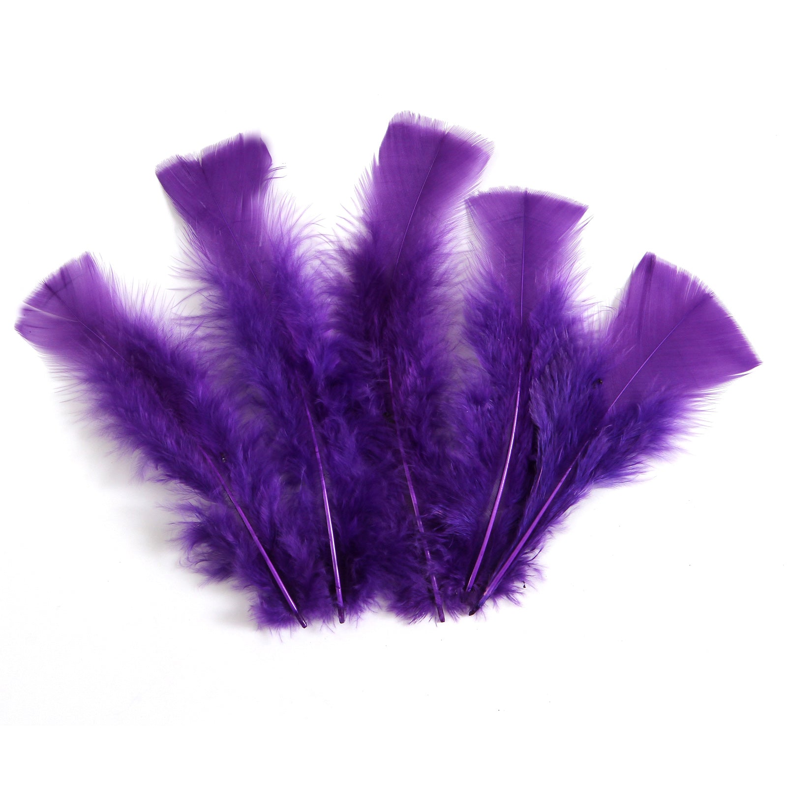 Lavender Turkey Plumage (flats) Craft Feathers per Ounce from
